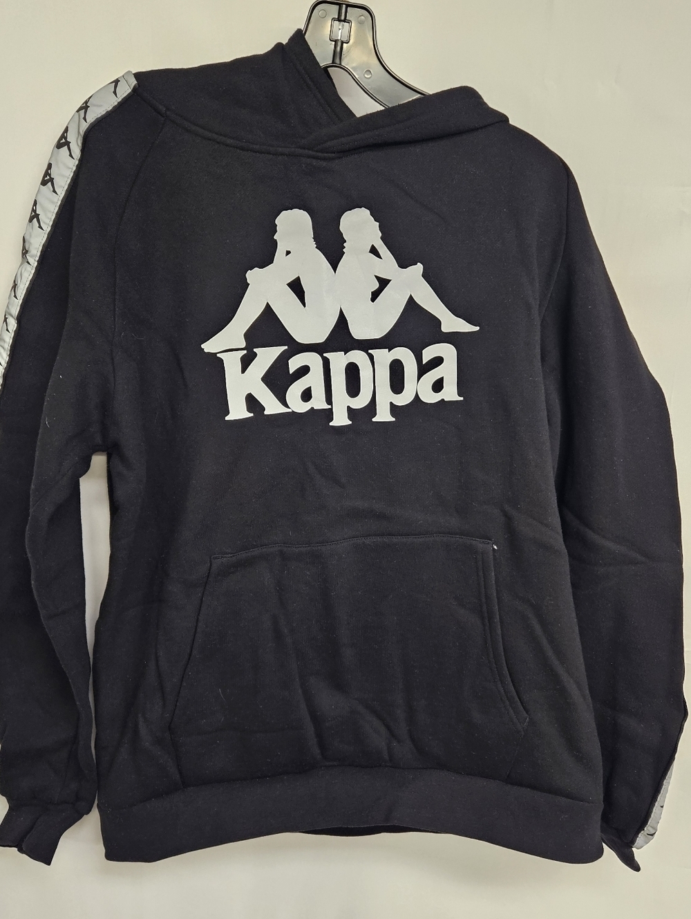 Kappa Banda Black Hoodie Size X-LARGE